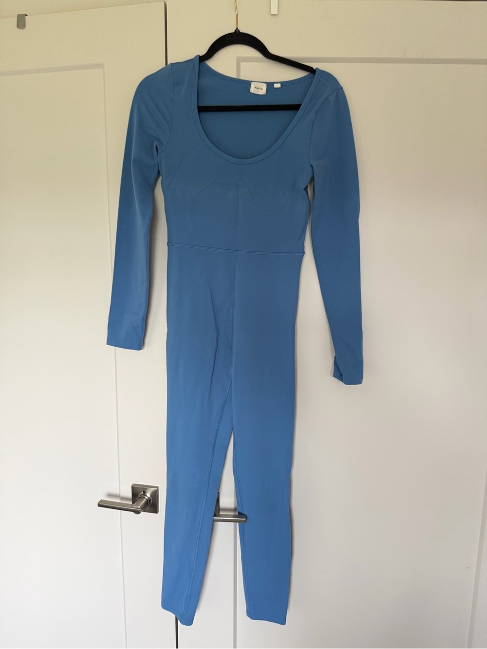 Wilfred Aritzia Sky Blue Long-Sleeve Jumpsuit